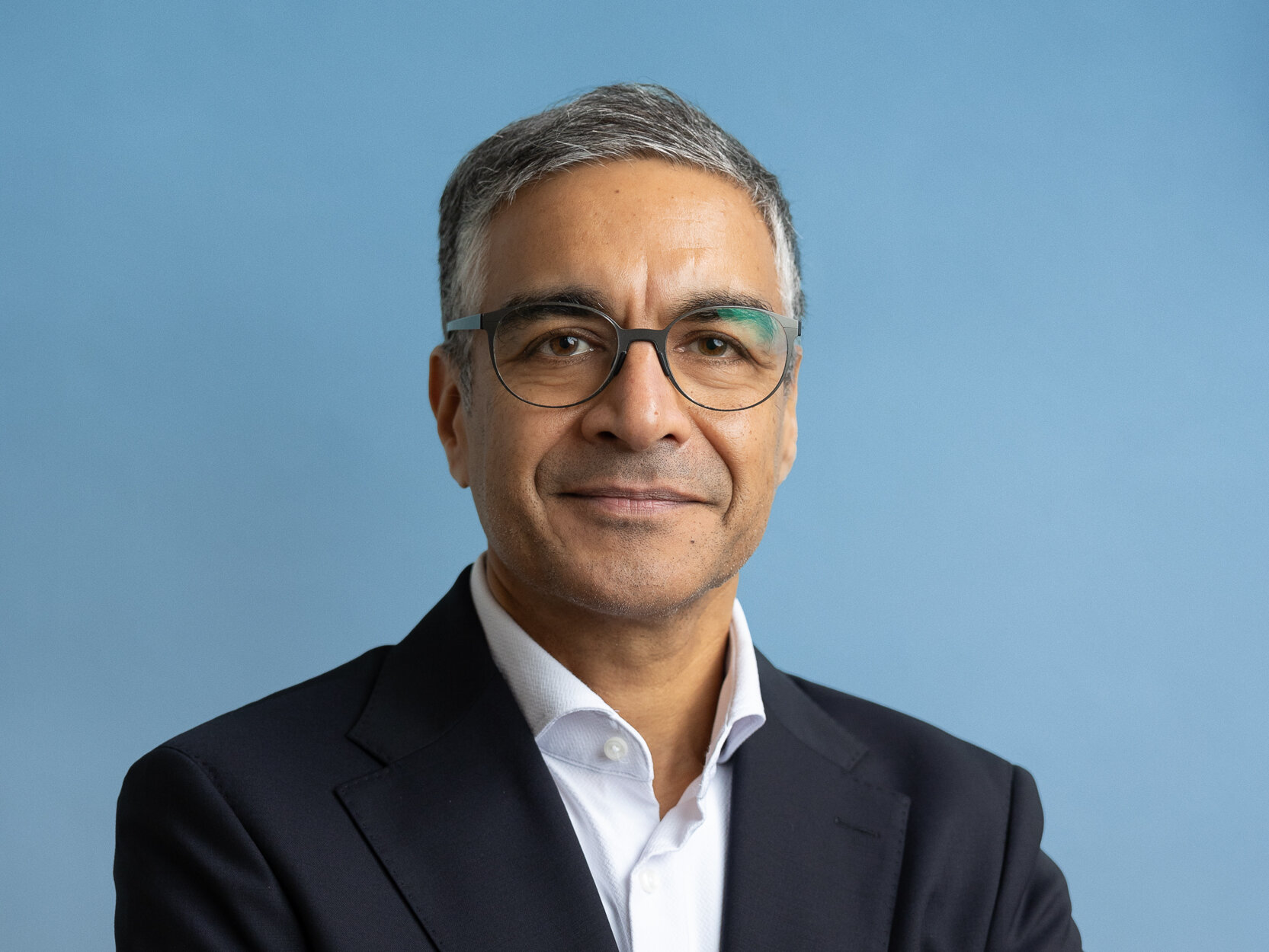Porträt von Sikandar Salam
