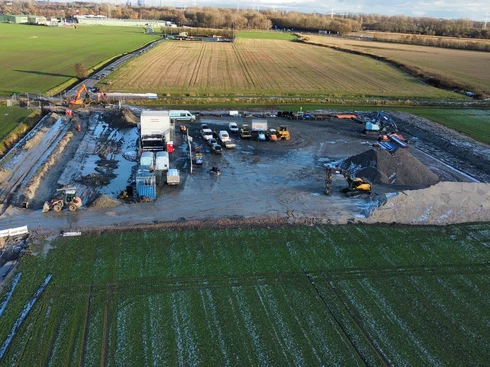 Picture of the construction site